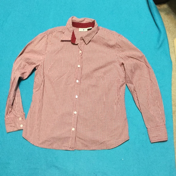 Red Tapered Women’s Duck Head Blouse🍒🦚 - Picture 1 of 4